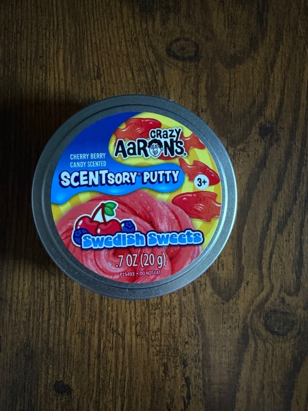 Crazy Aaron’s Swedish Sweets Cherry Berry Scented Putty